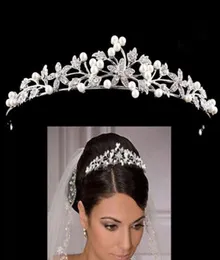 12pçs tiara de strass com glitter e pérola, joias simuladas, acessórios de coroa de cabelo para noiva, princesa, festa de aniversário, dia 15702722