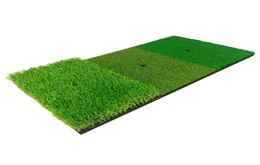 Golfträning AIDS Practice Mat Artificial Lawn Grass Rubber Pad Backyard Outdoor Golf Hiting Mat Dålig träningsplatta 2020 NEW11015429