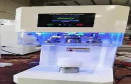 2022 Full Automatic Intelligent Can Sealing Machine Non Rotary Plastic Pet Paper Cups Tin Jar Beer Bear Curs Seamer Size Anpassad7468846