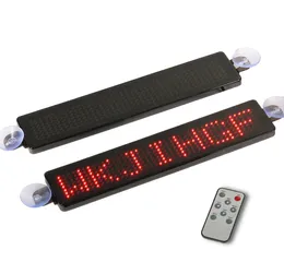 Display a LED per auto programmabile 12V Insegna pubblicitaria messaggio scorrevole veicolo taxi LED insegne per finestre telecomando con aspirazione dis3910620