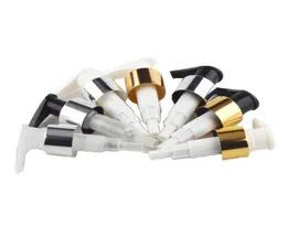 24410 Bottiglia di lozione Testa della pompa Nero Bianco Ugello Contenitore vuoto Oro Argento Foil Collo Pompaggio Accessorio Dispenser Strumenti7416678