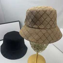 Designer Men's Bucket Hat Women's Wide Brim Hats Casual Fashion Letter Sandy Sun Caps 2 Färger