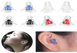 1Pair Ear Care Supply Portable Silicone Sound Isolation Protection Earplugs Anti Snning Sleeping Plugs för brusreducering7025782