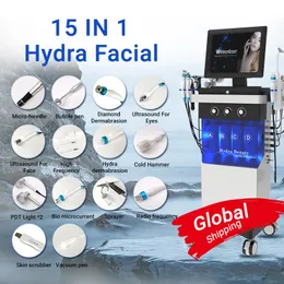 Hydro Facial Skin Care Urządzenie Woda Mikrodermabrazion Maszyna wlew tlenu oczyszczanie skóry odmładzanie aqua skórka
