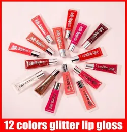 Handaiyan 12 färger godis gelé läppglans spegel fuktgivande flytande läppstift långvarig makeup lipgloss plumping lip2312625