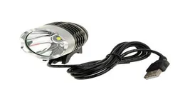 LED Farlar Waterpoof Bike Light T6 USB Bisiklet Far Far Bisiklet Bisiklet Bisiklet 3 Mod Ön Light9257145