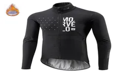 레이싱 재킷 2021 Morvelo Winter Thermal Fleece Bicycle Long Sleeve Cycling Jersey Men Clothing Pro 팀 야외 자전거 Ropa Cicli3876048