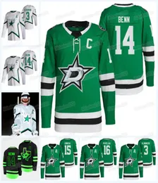 Jamie Benn Stars 202122 Hokey Jersey Tyler Seguin Blake Comeau Roope Hintz Joel Kiviranta Miro Heiskanen John Klingberg Anton KH8650184