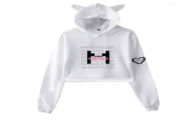 MEN039S Trench Coats Markiplier Merch 2d Baskı Kedi Hoodies Kadınlar İçin Yaz Yaz Modaya Gizli Sweatshirt Seksi Kapşon7128377