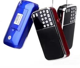Mini Radyo Hoparlör Müzik Oyuncusu Destek TF Kart USB AUX Giriş Ses Kutuları L088 Açık MP3 çalar Taşınabilir Dijital Stereo FM249R56513818