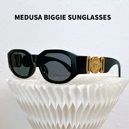 VER Medusa Biggie Sunglasses Luxury VE4361/VE4440U Тот же стиль очки Официальный веб-сайт 1: 1 Высококачественный мужской и женский кошачий глаз солнечный очки с коробкой