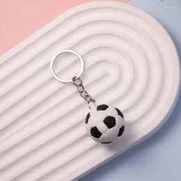 Kreki Symulacja piłka nożna koszykówka w siatkówce Tenis Rugby Biekurz PVC Creative Mini Key Ring Backpack Pendant Akcesoria samochodowe Prezent