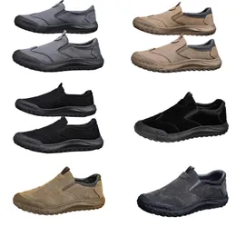 Sapatos masculinos GAI, novo estilo de primavera, sapatos preguiçosos de um pé, sapatos confortáveis e respiráveis de proteção ao trabalho, tendência masculina, solas macias, sapatos esportivos e de lazer antiderrapantes 41