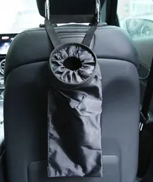 Portable Car Seat Back Garbage Bag Auto Trash Can Leakproof Dust Holder Case Box Car Styling Oxford Cloth7718977