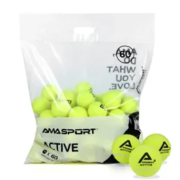 Amasport Pressureeless Training Tennis Balls 6/12/24/36st High Bounce Enkel att kontrollera träning Tennisboll för nybörjare 240227