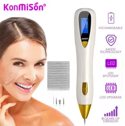 Konmison Spot Mole Frecle Sökülmesi Plazma Kalem Cilt Bakım Noktaları Çıkarma Makinesi LCD Süpürme Spot Mole Siğil Mısırlar Koyu Nokta Çıkarma 6249178