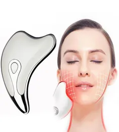 Ferramenta de levantamento de rosto Massagem de pele Facial Gua Sha Tools Body Lift Massage Recarregável Rejuvenescimento da pele Massageador Electirc Raspagem CX6431327