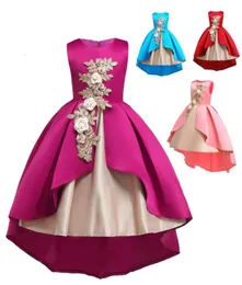 Kinderkleider für Mädchen, elegantes Prinzessinnenkleid, Blumenmädchenkleider für Party und Hochzeitskleid, Sommer-Kinderkleidung, 210 Jahre, 6023090