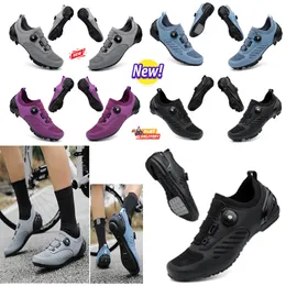 Deszigner Cycling Shoes Men Sports Dirt Road Bike Shoes Flat Speed ​​Speed ​​Cycling Stinmer Flats Mountain Bicycle Footwear Spdsd Cleats Shoes 36-47 Gai