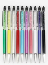 2-in-1-Kugelschreiber mit Kristalldiamant-Bildschirm, kapazitiver Touch-Stift für Samsung, HTC, Mobiltelefone, Tablets, PC7866925
