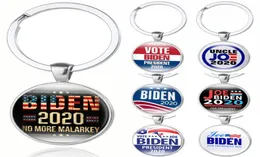 12 estilos JOE Biden 2020 chaveiro pingente Joe Biden para presidente chaveiro emblema do presidente dos EUA chaveiro festa favor inteiro JJ4561825161