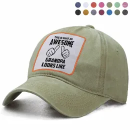 Ball Caps To właśnie wygląda niesamowity dziadek, jak baseball czapka tata ciężarówki snapback casquette hat kobietę berets bone gorras czapki