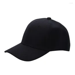 ボールキャップefinny Men Men Women Plain Baseball Cap Unisex Curved Visor Hat Hip-Hop調整可能なピークソリッド