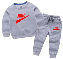 Autumn Kids Clothing Sets Boy's Cotton Sport Long sleeve Pants 2Pcs sets Children Boys Sweatshirt Sweatpant Tracksuit