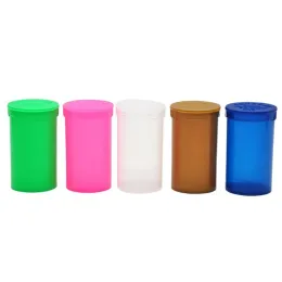 Herb Containers 19 Dram Empty Squeeze Pop Top Bottle Pill Box Airtight Storage Case Color Random LL