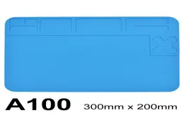 Almofada de reparo azul a100 a200, tapete de solda de silicone resistente ao calor, plataforma de mesa de trabalho para estação bga 4864279