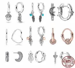 2021 925 Sterling Zilveren Lnfinite Zirkoon Oorstekers Voor De Originele Oorbellen Charm Maken Fashion Fai da te Sieraden Voor Vrouwen2749553