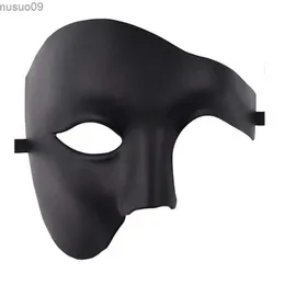 Maschere di design Halloween Steampunk Phantom Masquerade Maschera cosplay Plastica ABS Mezza faccia Uomo/Donna Punk Costume di carnevale Puntelli