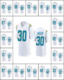 Los Angeles039039Chargers039039Men 10 Justin Herbert 97 Joey Bosa 17 Philip Rivers Women Youth Custom White Game Jers5852512