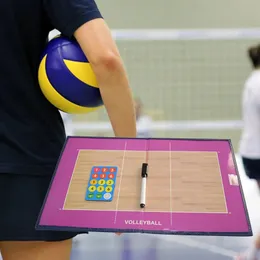 Volleyball Coaching Clipboard Kit with Coaches Marker Pen Portable 240226