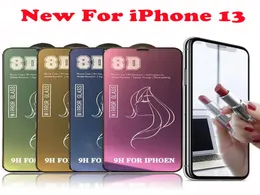 9H Beauty Mirror 8D Защитная пленка для экрана телефона из закаленного стекла для iPhone 14 13 12 11 Pro Max XR X XS 8 Plus 8Plus 7 7Plus 6 6Plus4174997