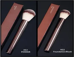 Makeup Brushes Hourglas No1 Powder Brush 2 Blush Luxurious Soft Hair Bronzer Blender Tool7672608