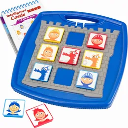 Smart Montessori Creative Crative Castle Games 40 Challenge with Solution IQ Drain Training Toys for Children Oyuncak 240306