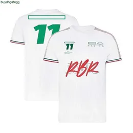 Polos masculinos F1 Team T-shirt Fórmula 1 Racing Suit Mens Fan Roupas Verão de manga curta T-shirt de secagem rápida pode ser personalizável Pwnj