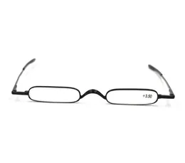 Män och kvinnor penna ficka läsningsglasögon bärbar behållare presbyopia ultralight mini vikning av läsglas Skicka med tyg4700374