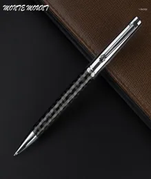 MONTE MOUNT pen carbon fiber pen material crystal writing gel Roller Ball Ballpoint For Business school119331316