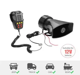 7sound yüksek sesli araba uyarı alarm hoparlör polisi ateş siren hava boynuz böcek pa 12v ses sinyali megafon kamyon van otomatik motosiklet3502994