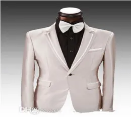 3 قطع بدلة الجانب تنفيس شمبانيا العريس Tuxedos أحرز طية صاخب واحد زر واحد الرجال tton دعوى الزفاف بدلة حفلة موسيقية سترة 6005613