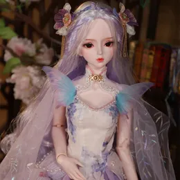 Dream Fairy 13 Doll BJD 62CM BALL FOUREDED DOLLS MED KLÄDSKOR BEGRÄNSAD COLLECTION PRINCESS DRESS ICY DOLLS FÖR GIRLER 240305