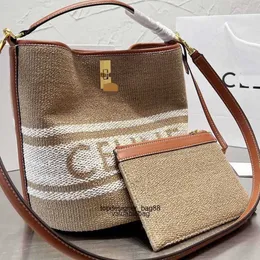 Evening Bags Designer 2024 latest bag womens color matching Bucket Bag Fashion versatile triumphal arch wool single Shoulder Messenger Handbag