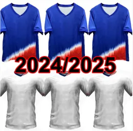 24 25 25 Pulisic McKennie 축구 저지 Ertz Altidore Press Wood Morgan Lloyd 2024 2025 America Football Shirt United States Camisetas 미국 USMNT 남성 키트