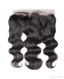 Lace Frontal Closure Brazilian Body Wave Remy Hair 13x4 Pre Plucked Hairline With Baby Hair HD Transparent Lace7376351