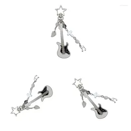 Anahtarlıklar Benzersiz Gitar Keychain Göz yakalama Keyrings Moda Çantası Kolye Şık Anahtar Tutucu Partiler için Mükemmel Müzik Festivalleri