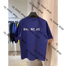 قميص Balanciaga Newbalace Belenciag Shirt Paris Coke Wave Sweatshirt Men Womens Style Short Sleeve Disual Disual Top Loose New Balance 574 Newbalances Tshirt