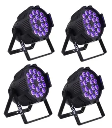 MFLアップグレード18PCS18W6IN1 RGBWAUV 610CH LED PAR CAN DJ BAR照明ステージコンサートチャースパーティー4PACK2980140のPARライト