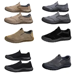 스타일, 스프링 1 남성의 새로운 발 게으른 편안한 통기성 노동 방지 신발, 남성 트렌드, 부드러운 발바닥, 스포츠 및 레저 SHO 85